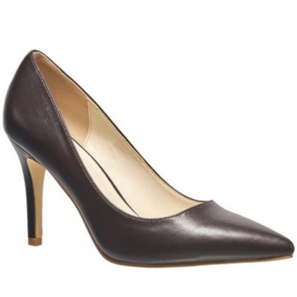 Halston Heritage Shoes - NWOB Halston Gayle Pointed Toe Stiletto Heels, Dark Brown, Size US 7.5